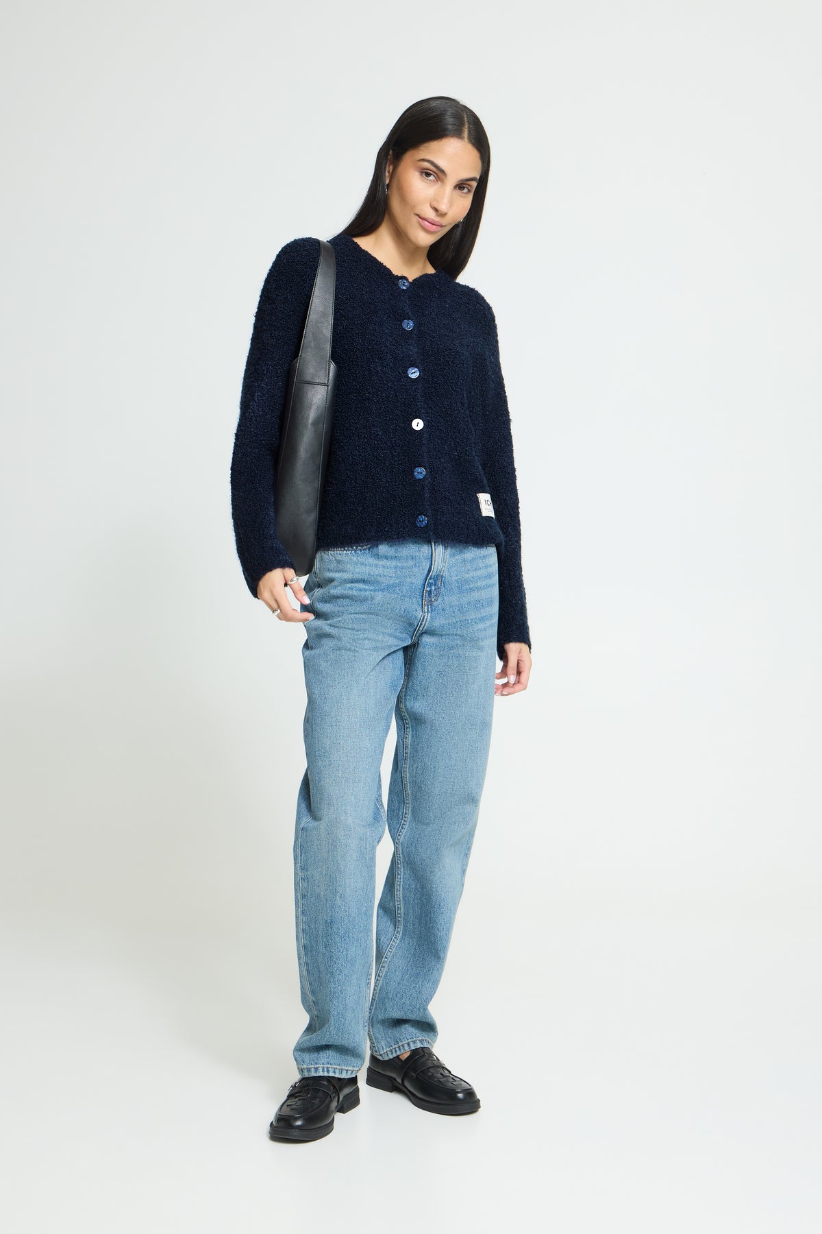 IH BLARISA Strickjacke | Maritim Blau