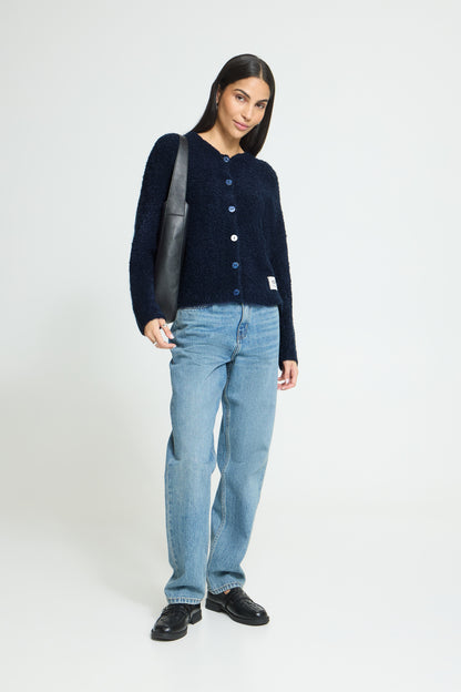 IH BLARISA Strickjacke | Maritim Blau