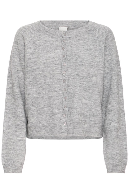 IH SAGE Strickjacke | alloy melange