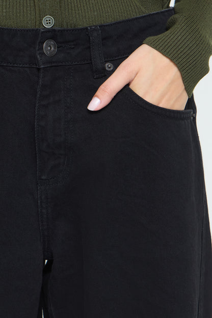 IH JULIA STRAIGHT | washed black