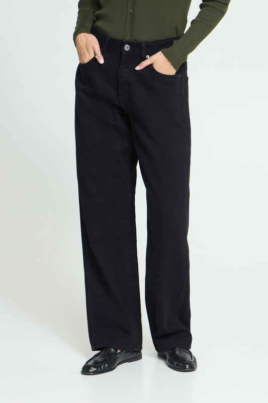 IH JULIA STRAIGHT | washed black