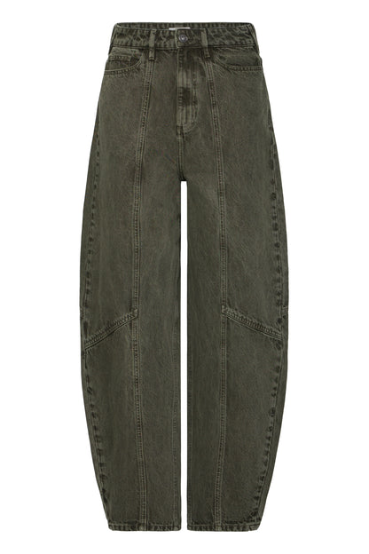 IH PELLA BARREL PANTS | forest night