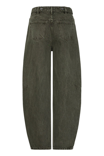 IH PELLA BARREL PANTS | forest night