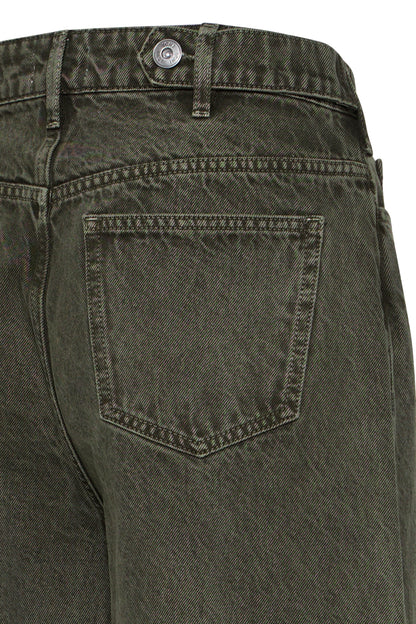 IH PELLA BARREL PANTS | forest night