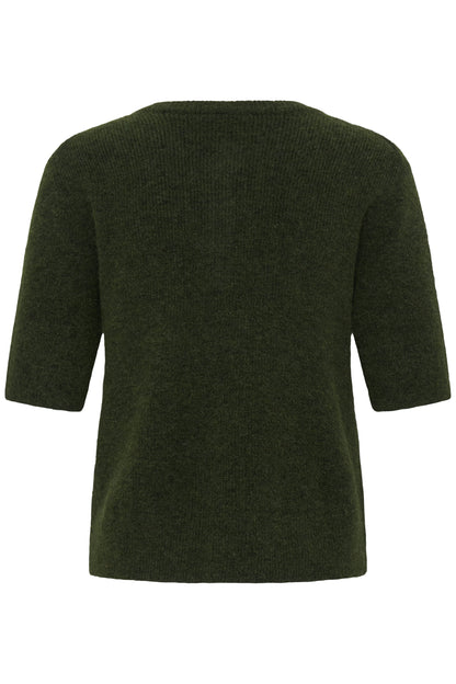 IH FANTIA Strickshirt | Forest Night Melange