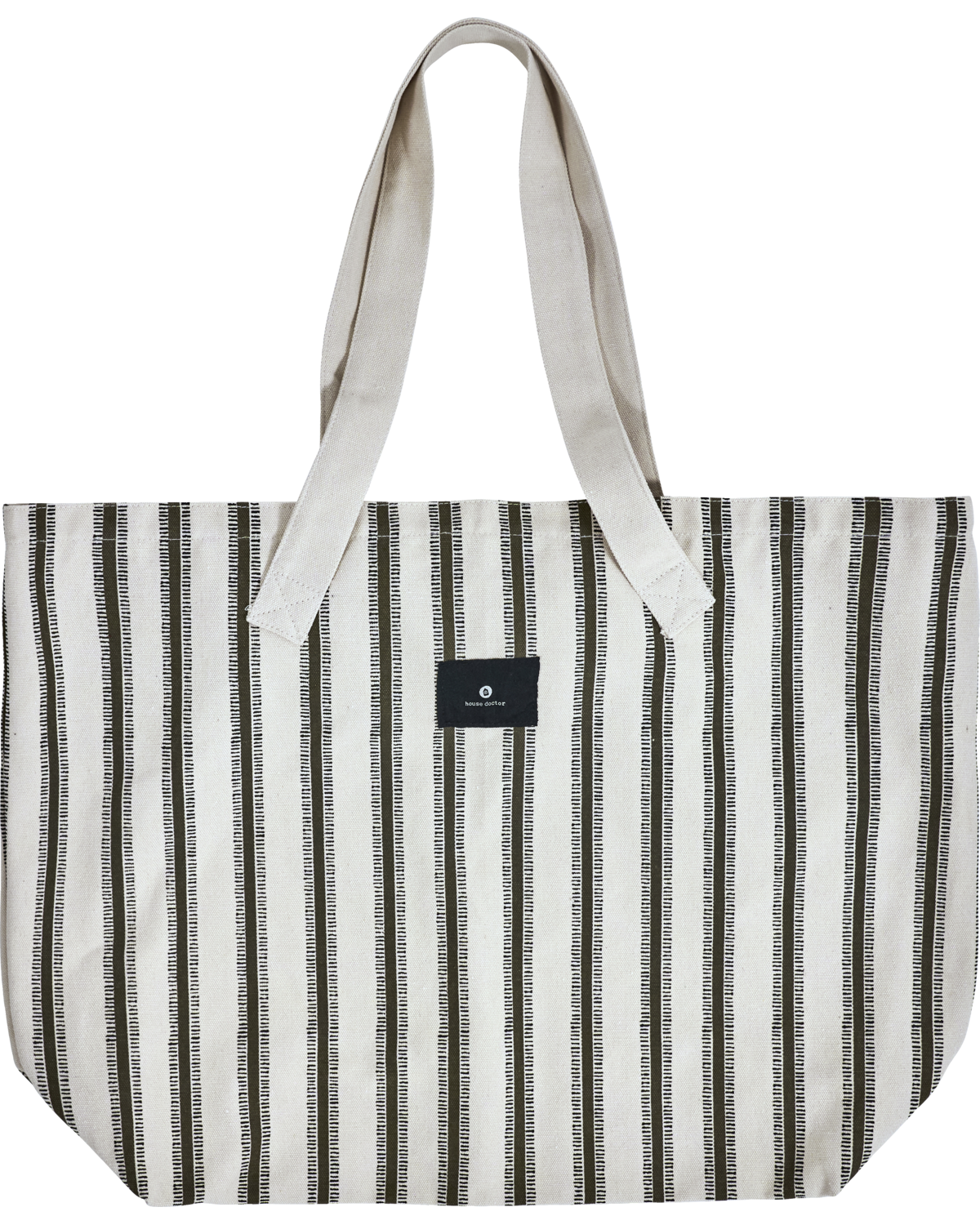 Stofftasche Off White/ Braun