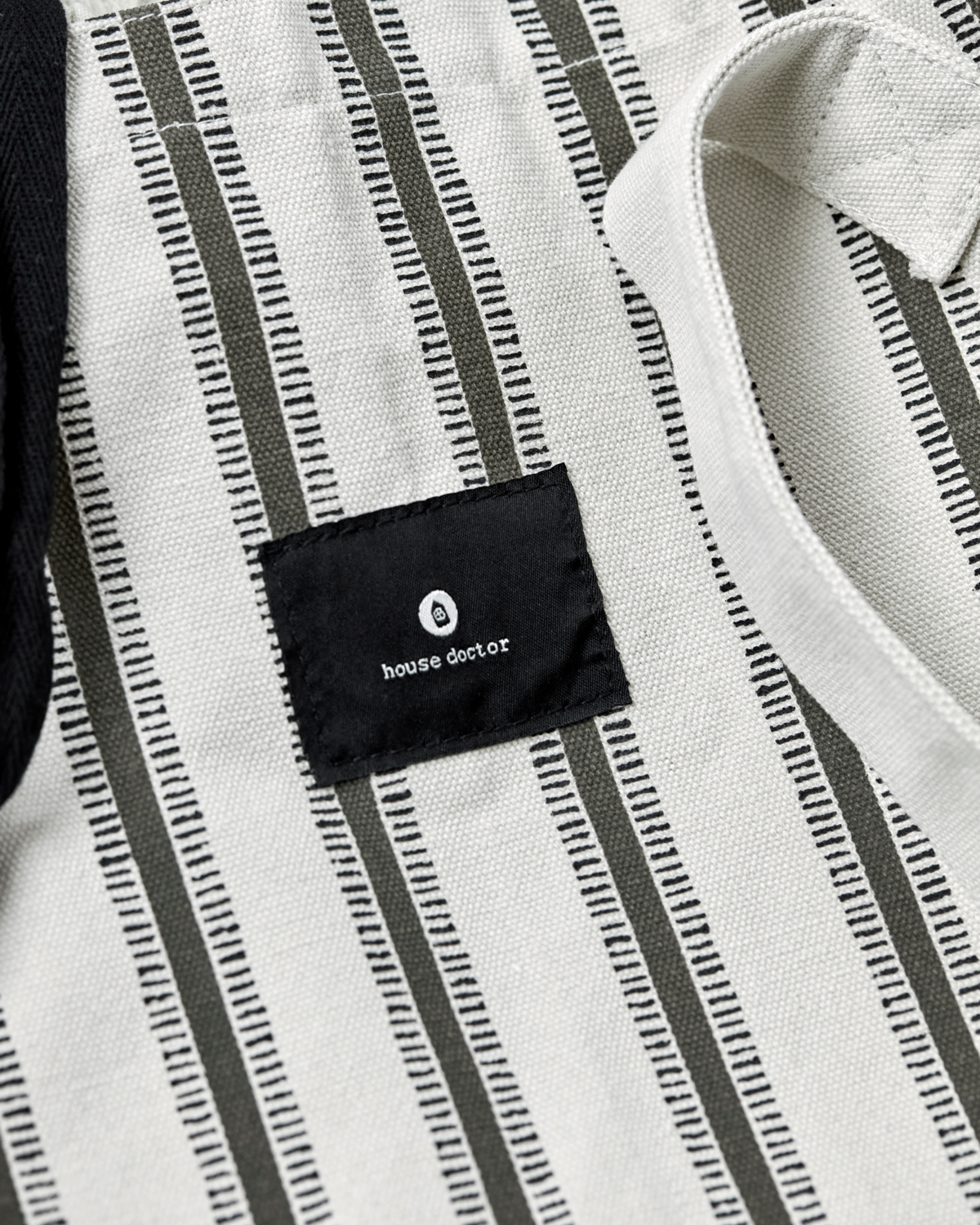 Stofftasche Off White/ Braun
