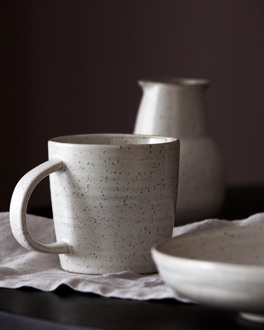 Tasse Pion, Grau/Weiß