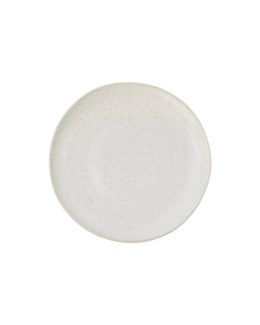 Frühstücksteller Pion, Grau/Weiß