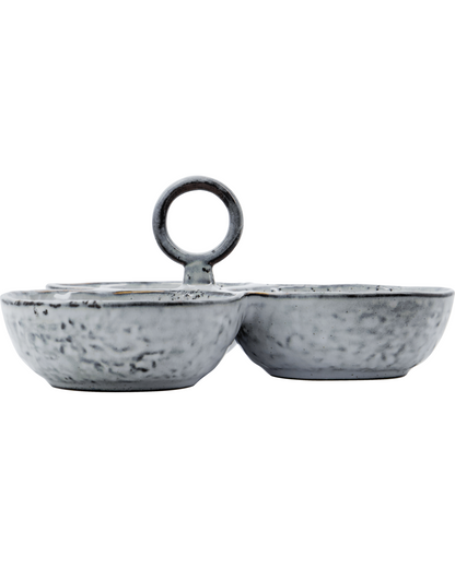 Servierschalen Rustic, Dunkelgrau