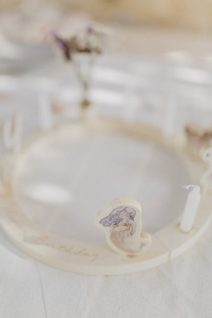 Zusatz Set Geburtstagskranz lavender