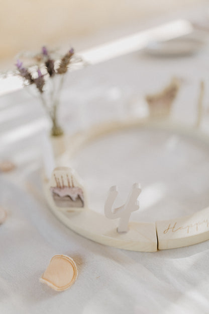 Zusatz Set Geburtstagskranz lavender