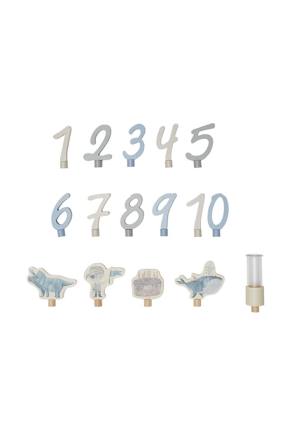 Zusatz Set Geburtstagskranz blue