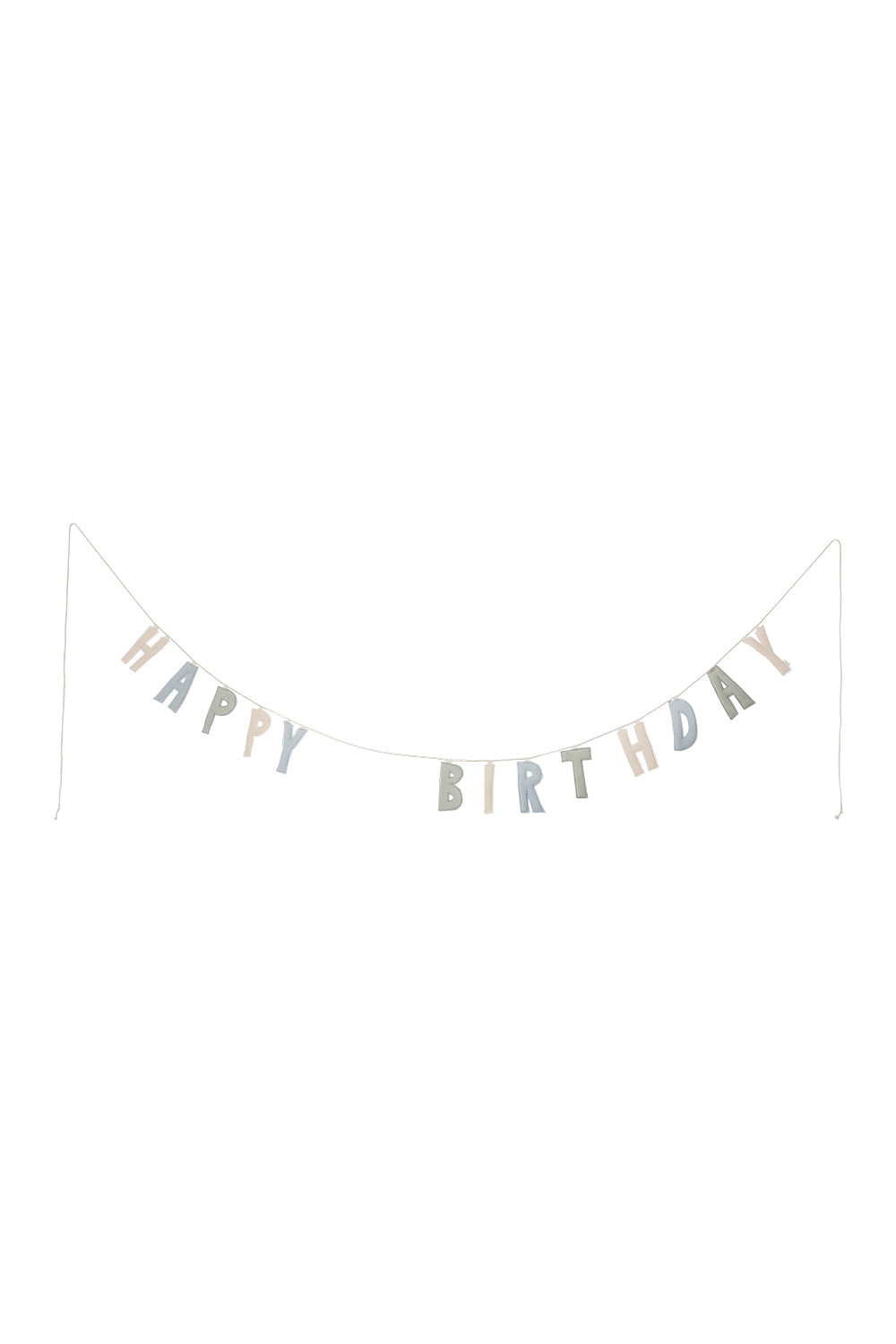 Girlande 'happy birthday' in lavender