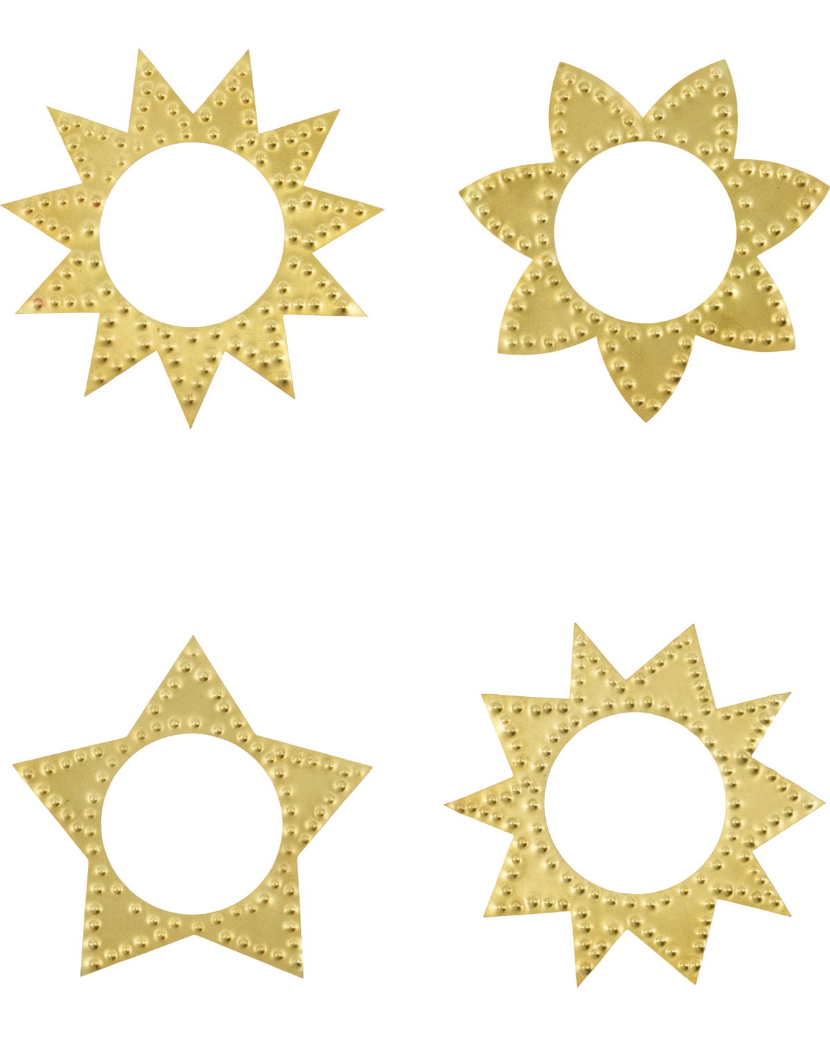 Serviettenringe Messing | 4er Set