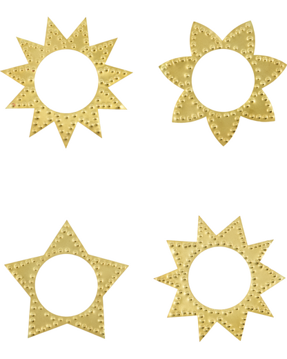 Serviettenringe Messing | 4er Set