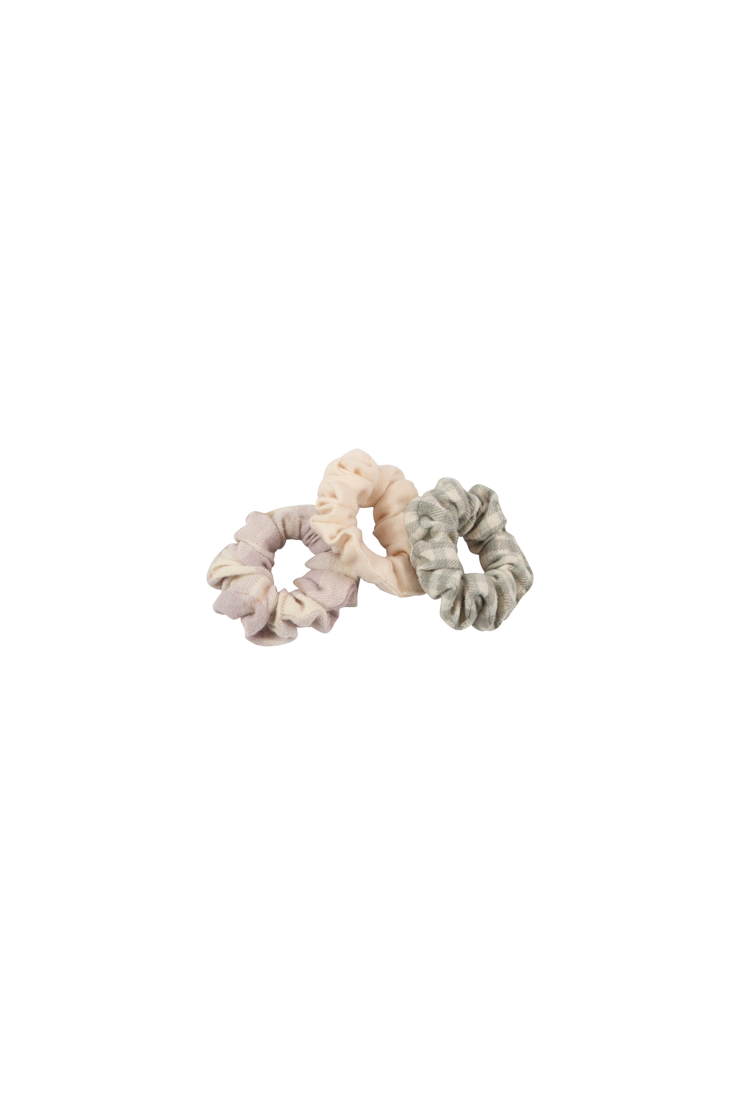 Scrunchies aus Flanell für Kinder