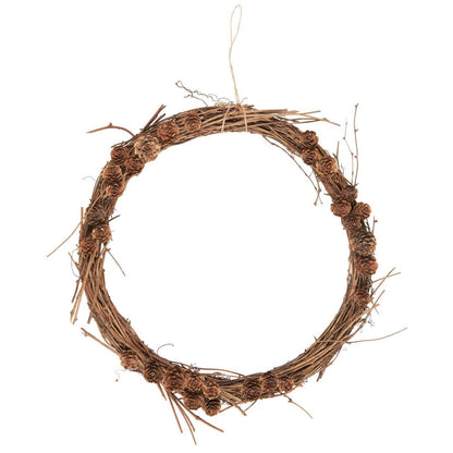 Naturkranz mit Lärchenzapfen