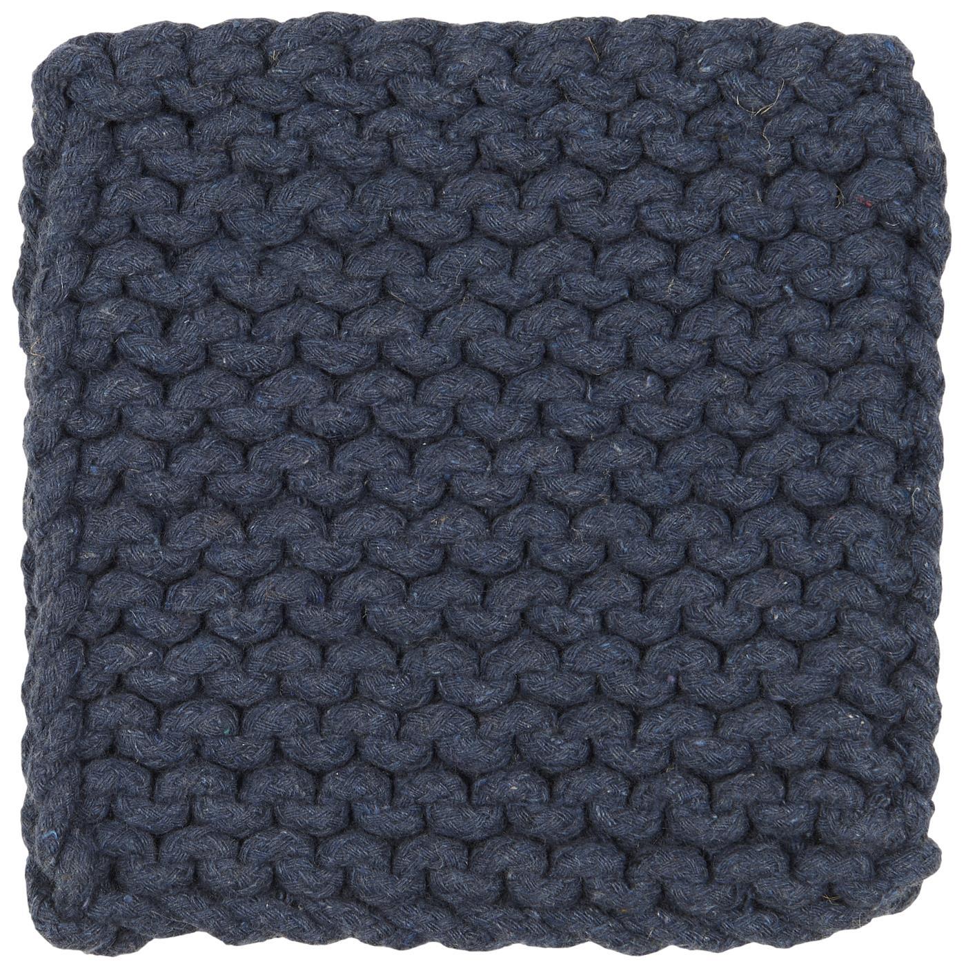 Untersetzer midnight blue gestrickt