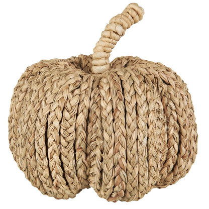 Dekokürbis aus Seegras