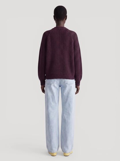 Strickjacke Rani | Prune Purple
