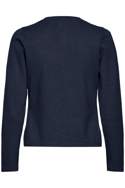 IH LULS O-NECK CARDIGAN | navy