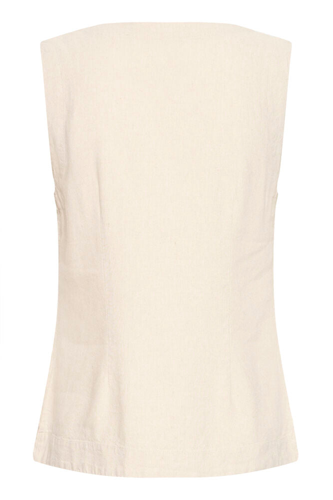IHLINNO Leinenoberteil | natural ecru