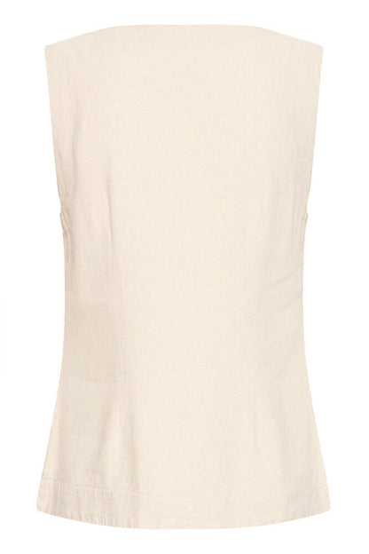 IHLINNO Leinenoberteil | natural ecru