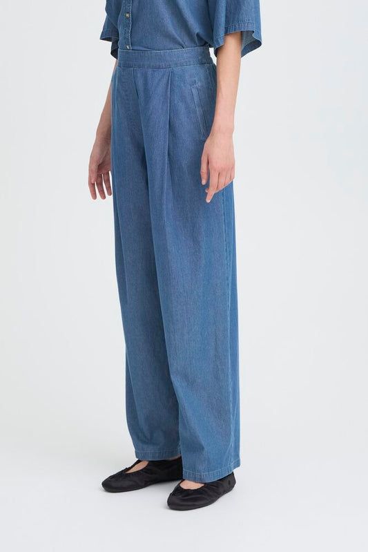 IHXAURORA Pants | washed blue