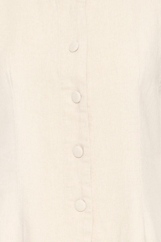 IHLINNO Leinenoberteil | natural ecru