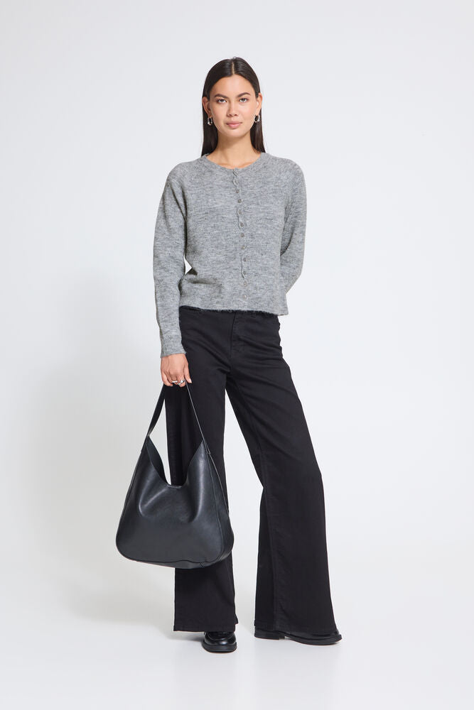 IH SAGE Strickjacke | alloy melange