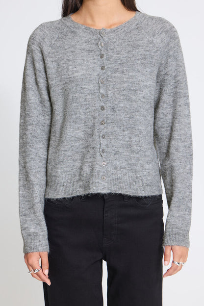 IH SAGE Strickjacke | alloy melange