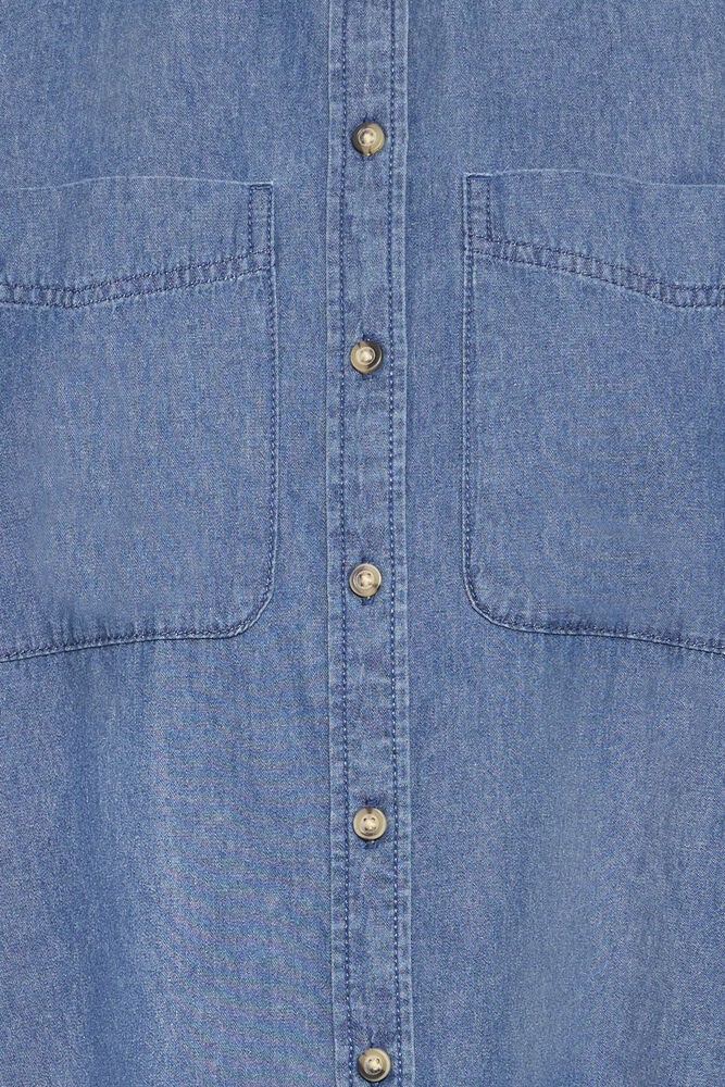 IHXAURORA Bluse | washed blue