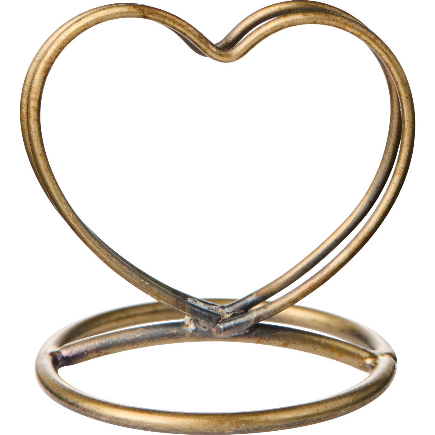 Kartenhalter herzförmig