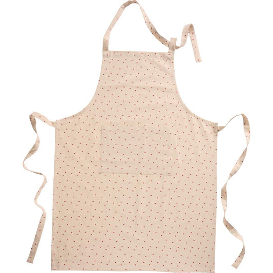 Schürze mit roten Herzen