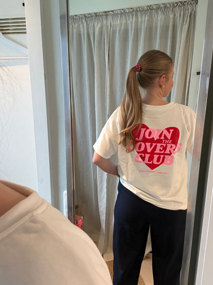 Shirt mit Backprint | The Lovers Club Weiß