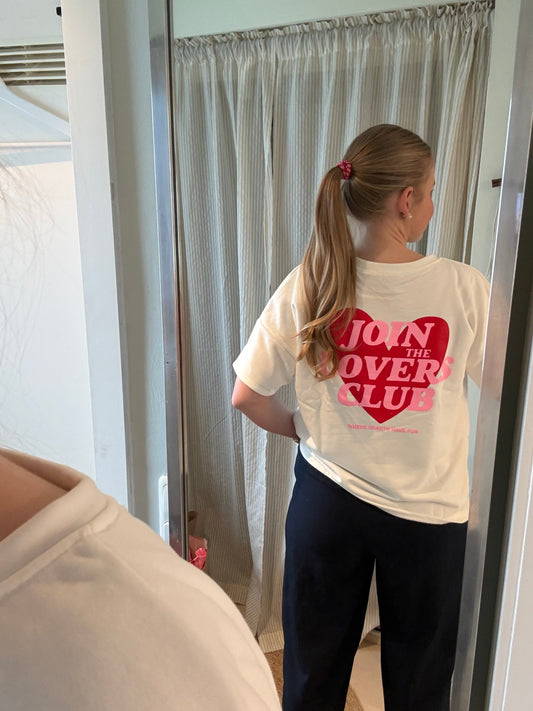 Shirt mit Backprint | The Lovers Club Weiß