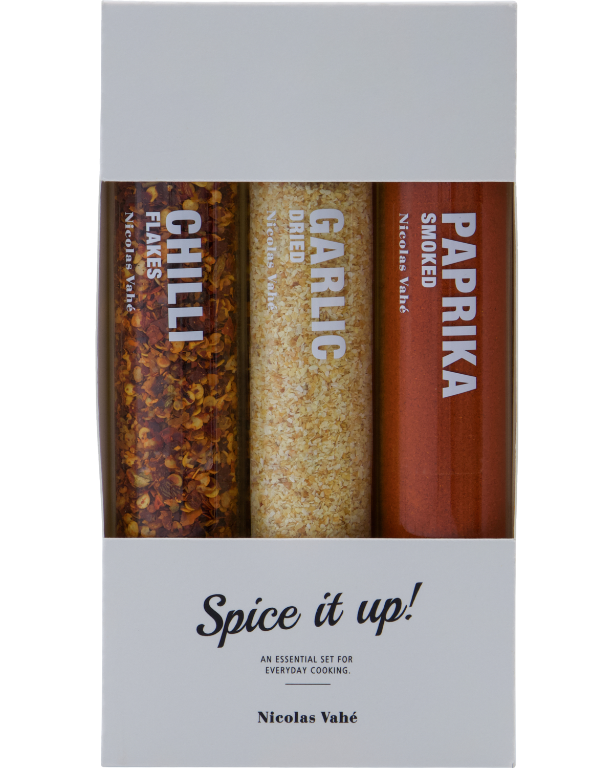 Gewürze Chili, Knoblauch, geräucherte Paprika