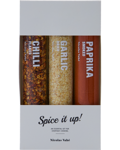 Gewürze Chili, Knoblauch, geräucherte Paprika