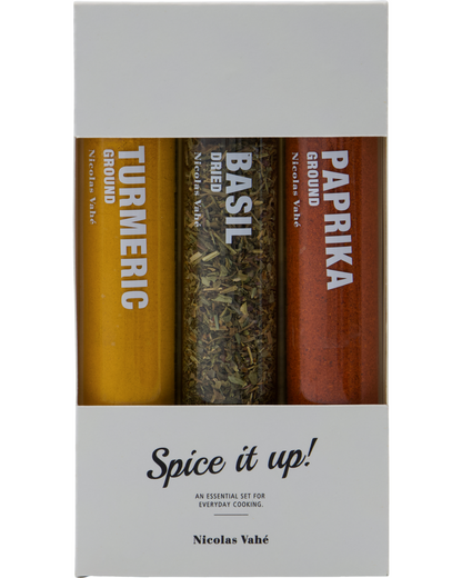 Gewürze Basilikum, Paprika-Chili, Kurkuma