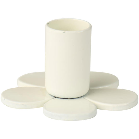 Kerzenhalter blumenförmig (1,3cm) | butter cream
