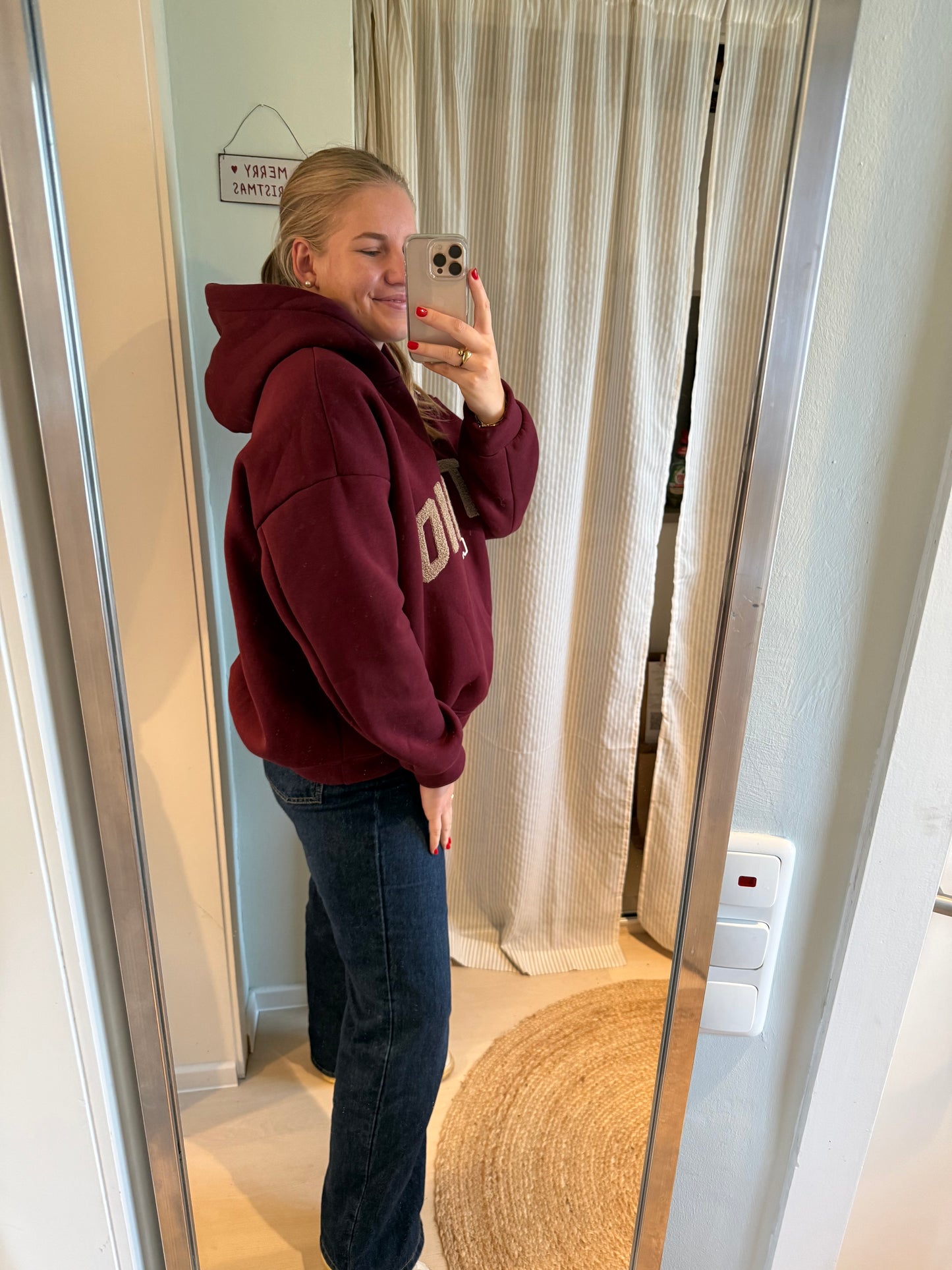 Hoodie The Studio Bordeaux