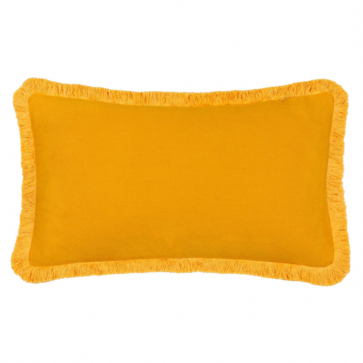 Besticktes Kissen Soleil | gelb