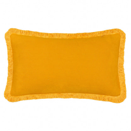 Besticktes Kissen Soleil | gelb