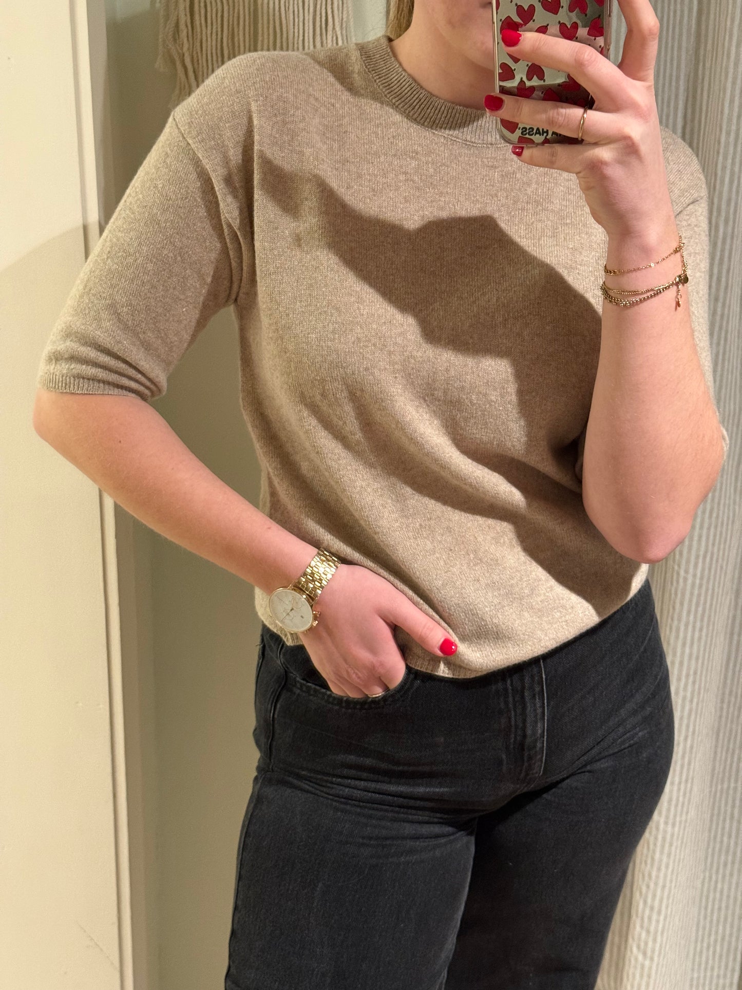 Cashmere Shirt Beige
