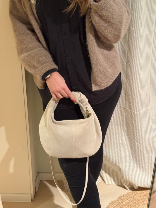 Knotentasche hellbeige