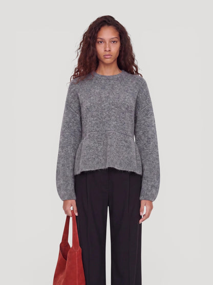 Strickpullover Licia | Grey Melange