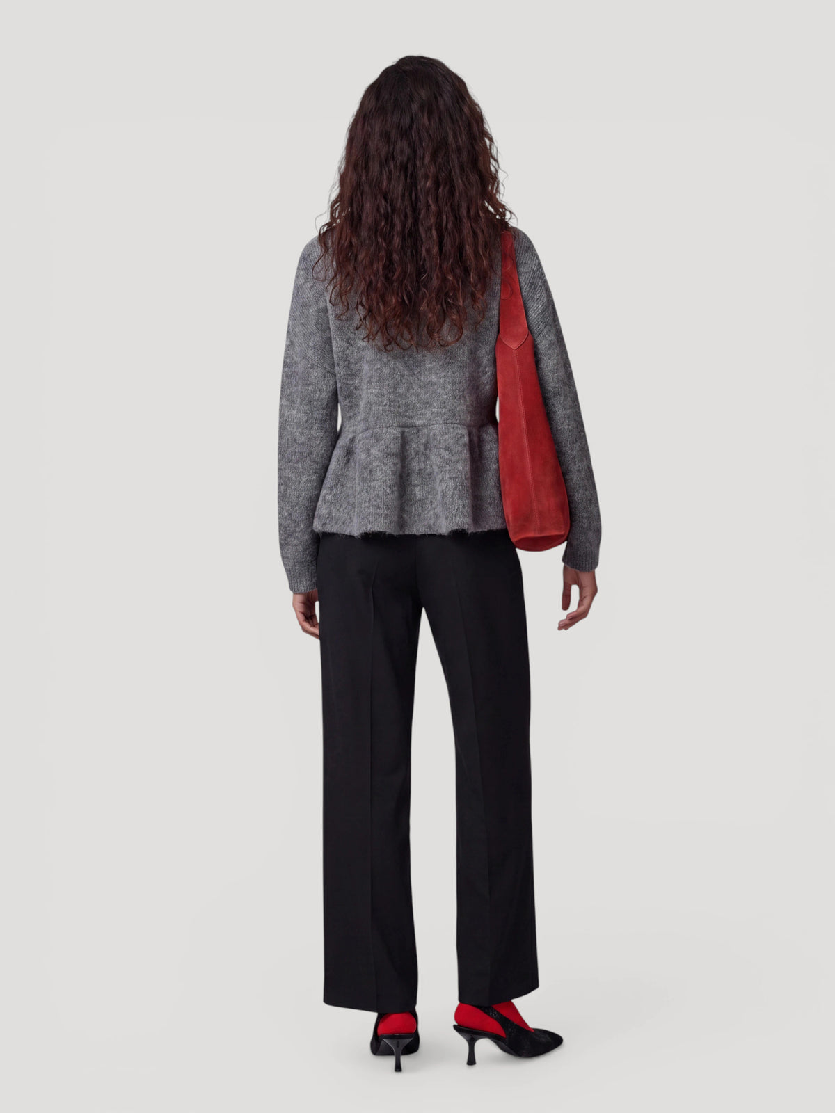 Strickpullover Licia | Grey Melange