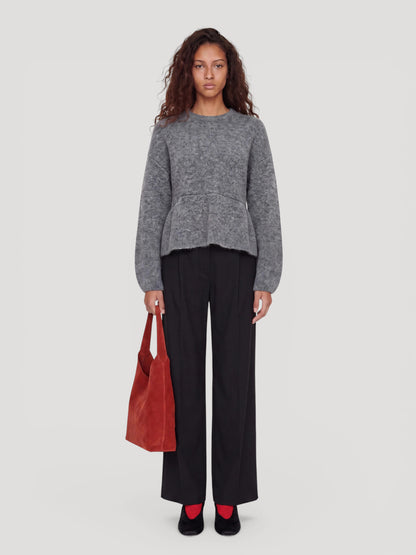 Strickpullover Licia | Grey Melange