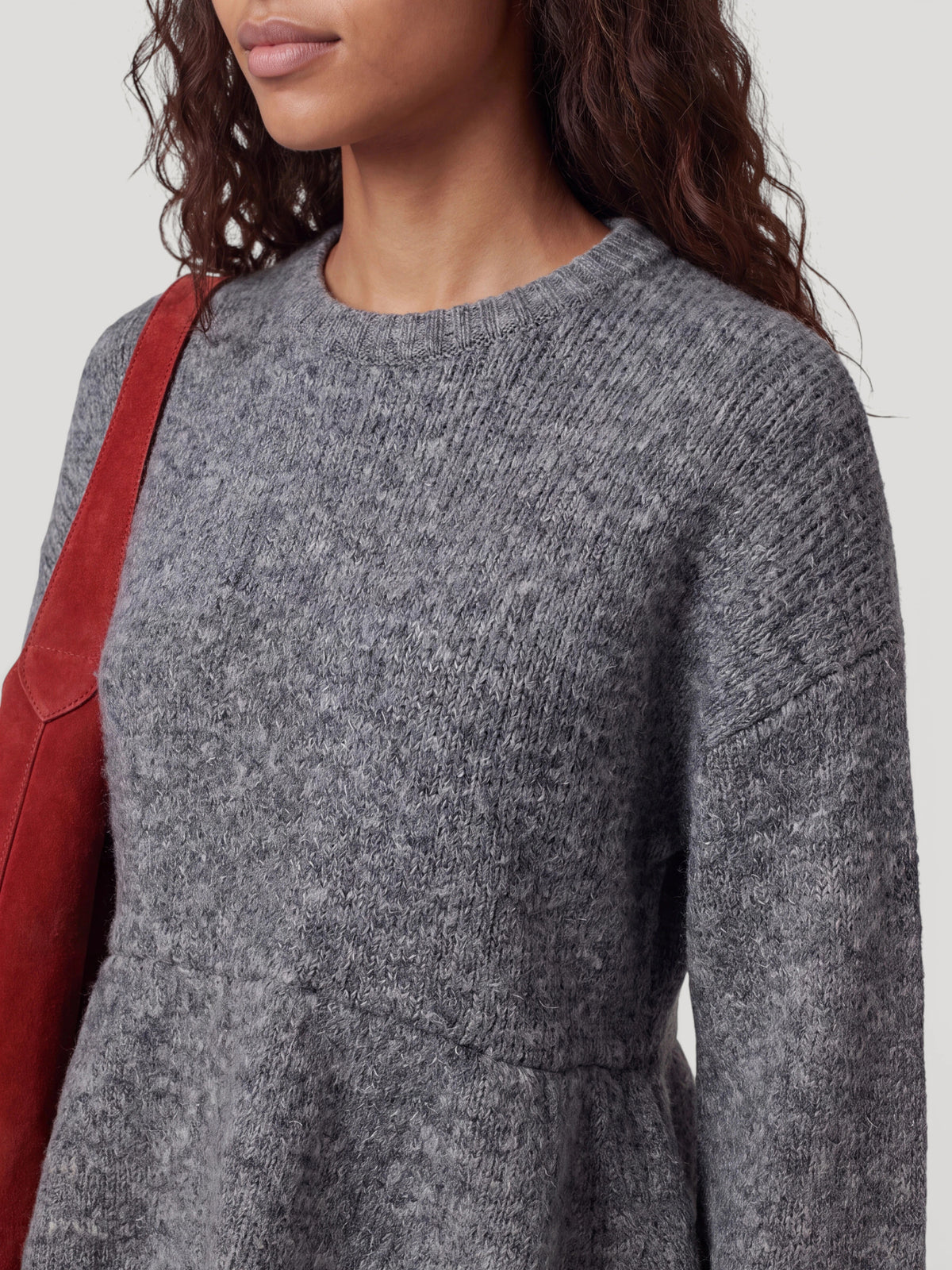 Strickpullover Licia | Grey Melange